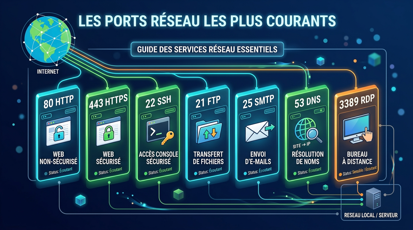 Common network ports explained