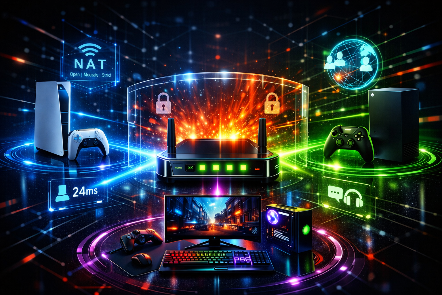 Open ports gaming PS5 Xbox PC