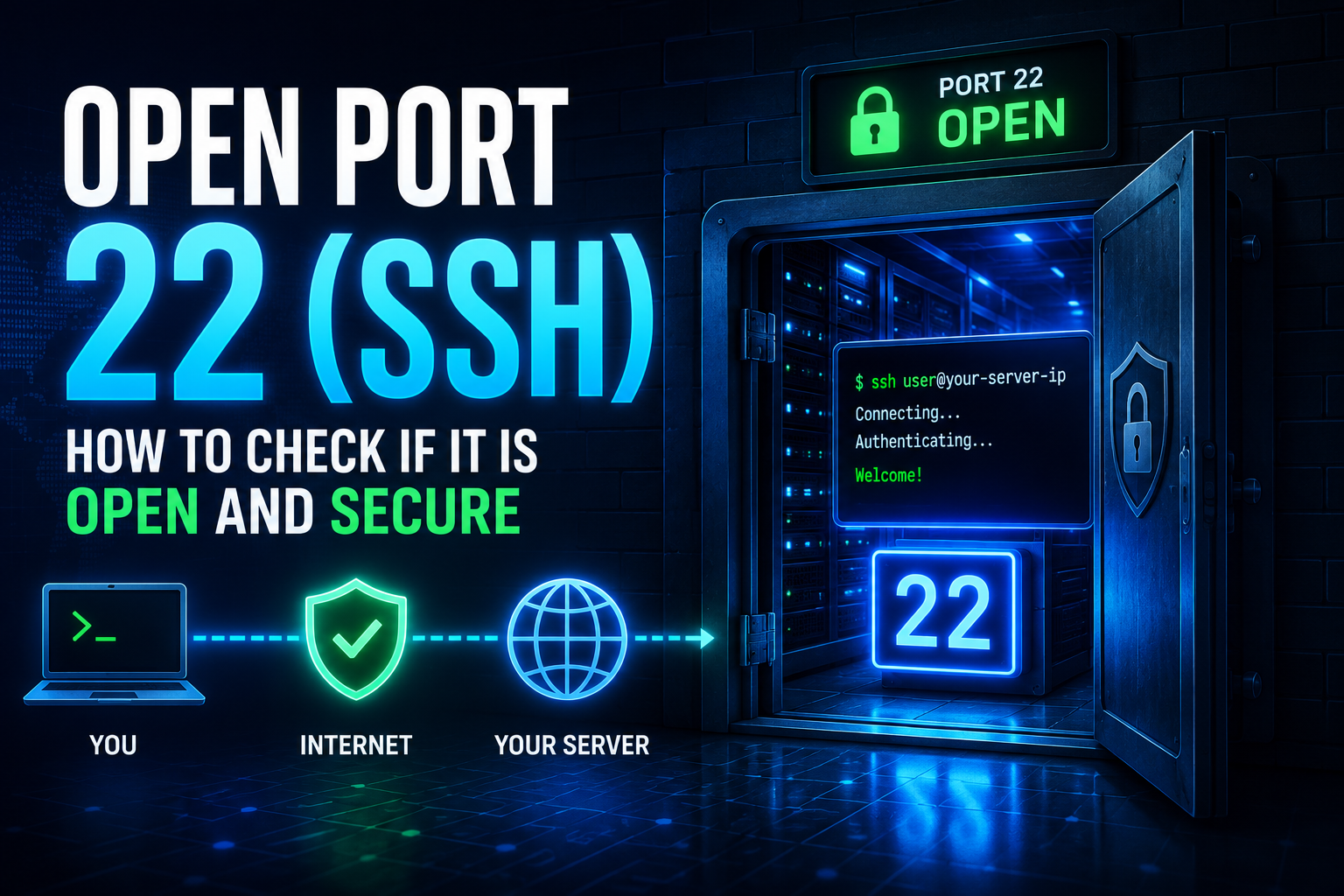 Open Port 22 SSH