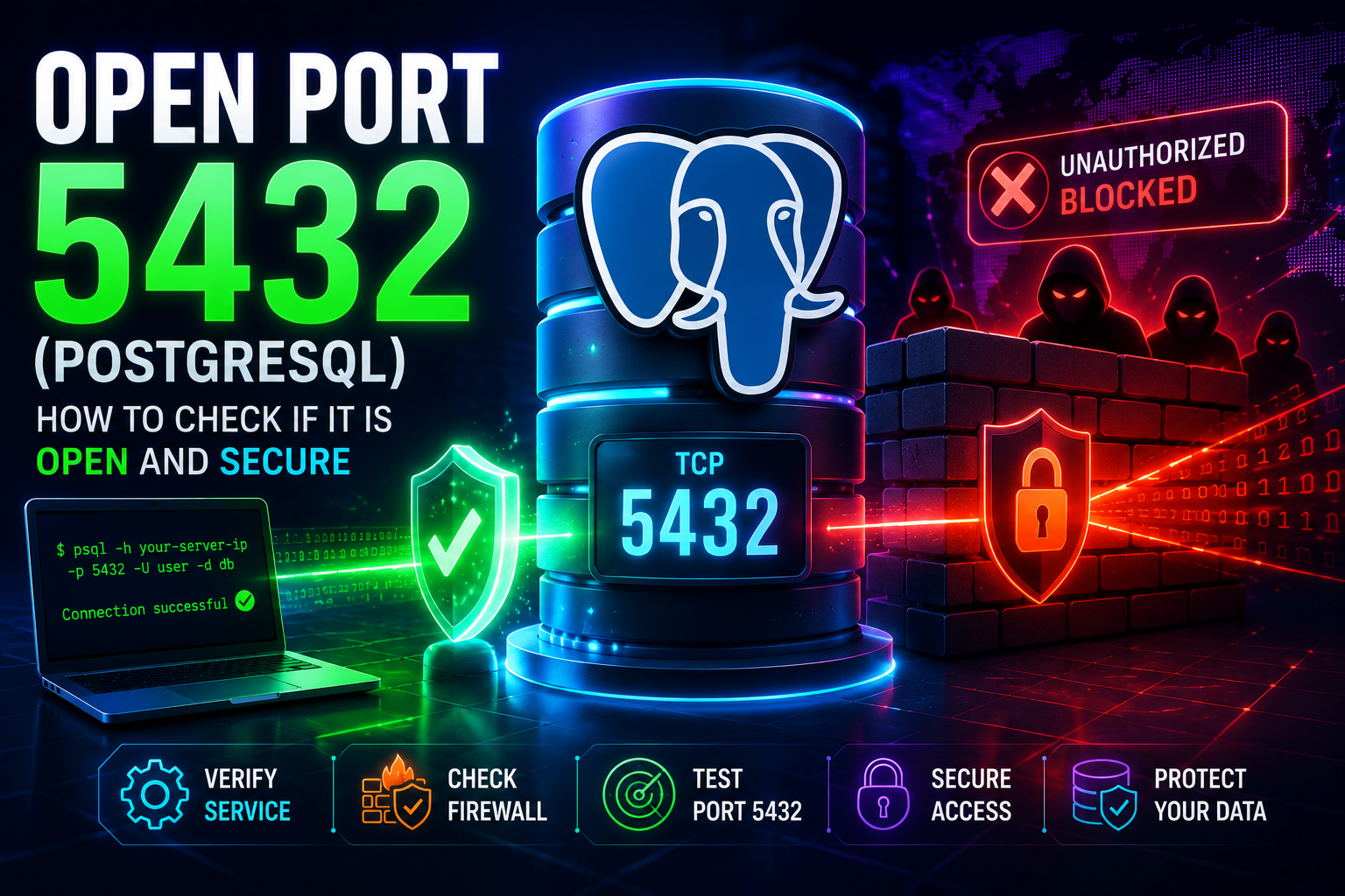 Open Port 5432 PostgreSQL