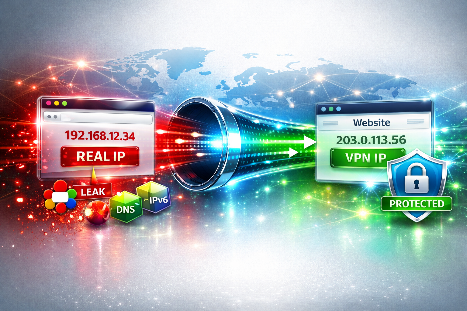 Can websites see my real IP through a VPN