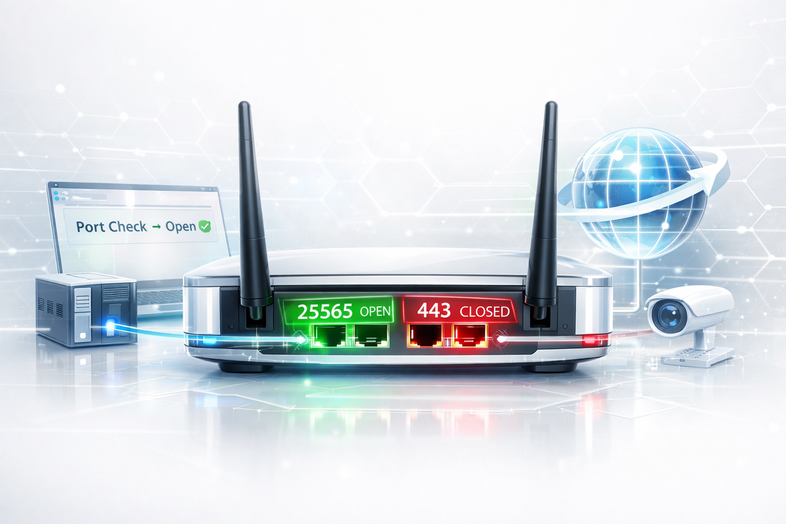 How to check if a port is open on your router